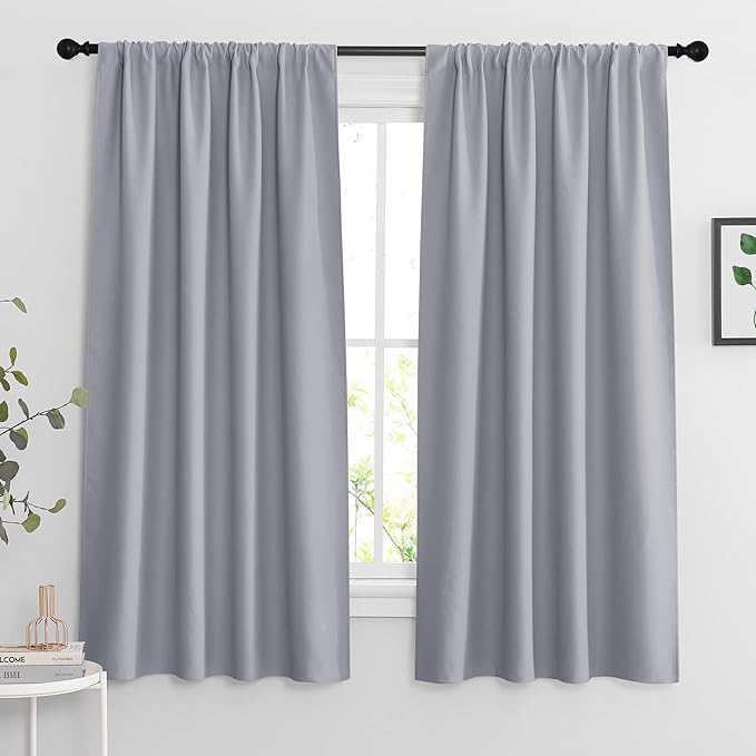 RYB HOME Blackout Curtains 63 inches Long by RYBHOME