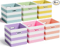 6 Pcs Fabric Storage Cubes Bins by CroBlissful