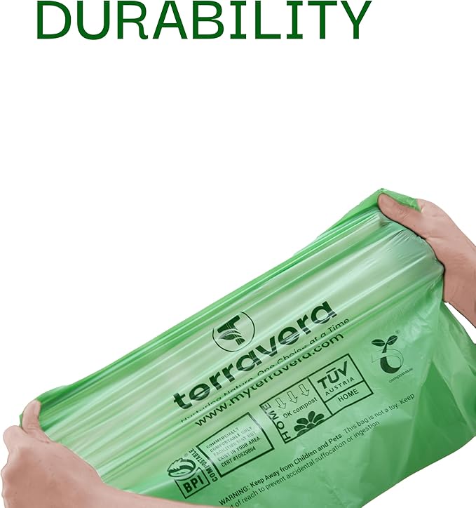 Compostable Trash Bags Bin Liners | BPI & OK Home Certified ASTM D6400 - Image 7