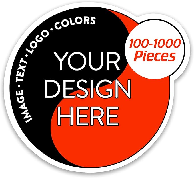 100 Custom Vinyl Stickers by DayStarCustomDesigns