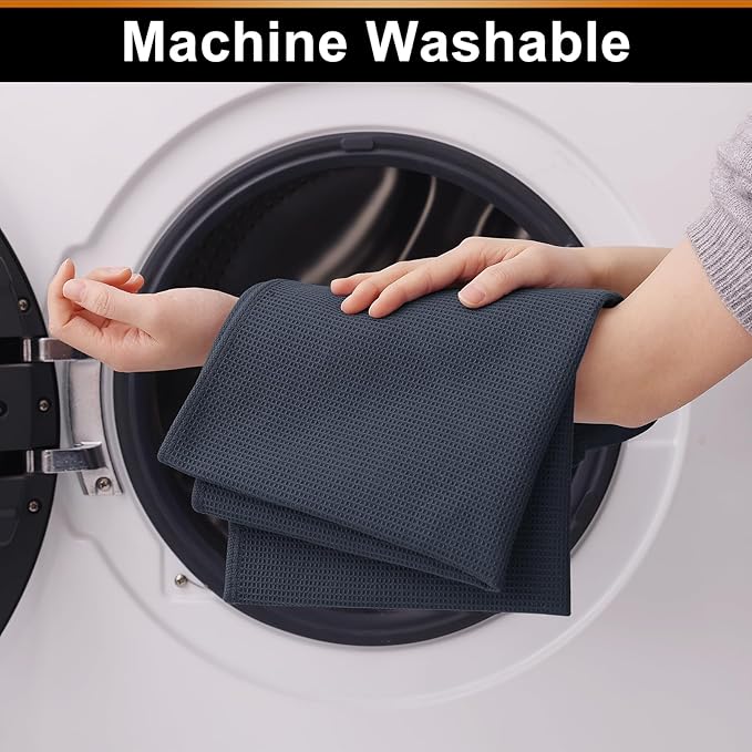 Homaxy 100% Cotton Waffle Weave Kitchen Towels - Image 5