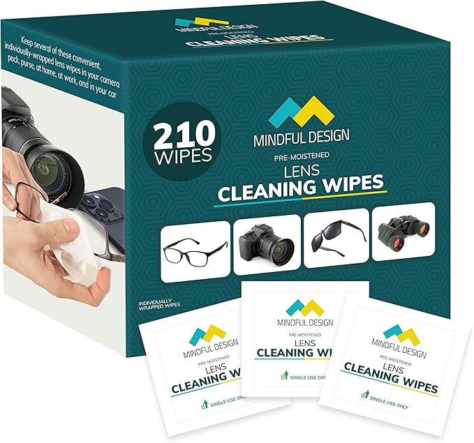 Mindful Design Lens Cleaning Wipes by MindfulDesign