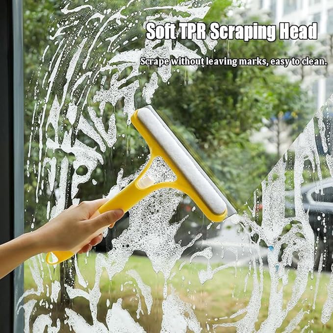 3 in 1 Window Cleaning Scraper, 3 in 1 Window Cleaner Squeegee, Scraper - Image 7