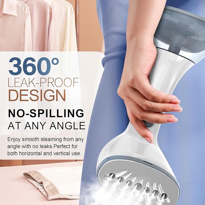 Steamer for Clothes, 1800W Fast Heat-up Clothes Steamer Handheld Garment Steamer - Image 7