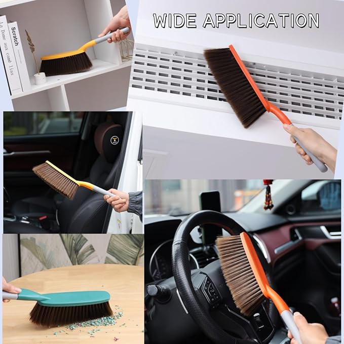 1 Pack 15" Hand Broom Brush, Soft Bristle Cleaning Brush, Counter Brush - Image 6