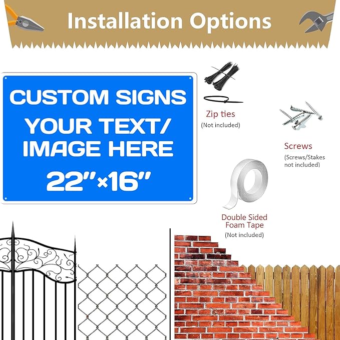 Custom Aluminum Weatherproof Metal Sign - Image 5