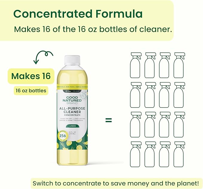 Good Natured Brand All-Purpose Cleaner Concentrate | Multi-Surface Cleaner | - Image 5