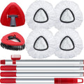 Spin Mop Head and Brush Replacement Compatible by Fatmass