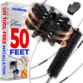 Holikme 50 Feet Dryer Vent Cleaner Kit Lint Remover Flexible Dryer Vent by Holikme