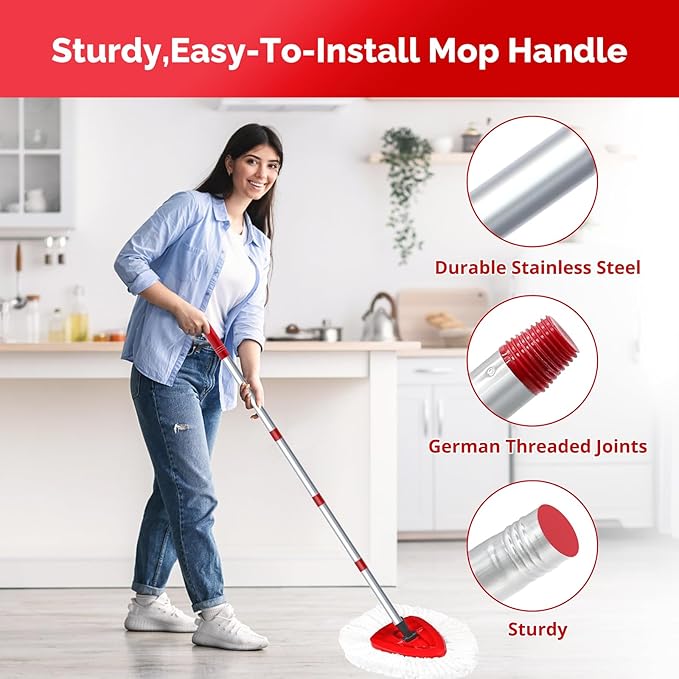 Spin Mop Head, Handle Replacement - Image 6