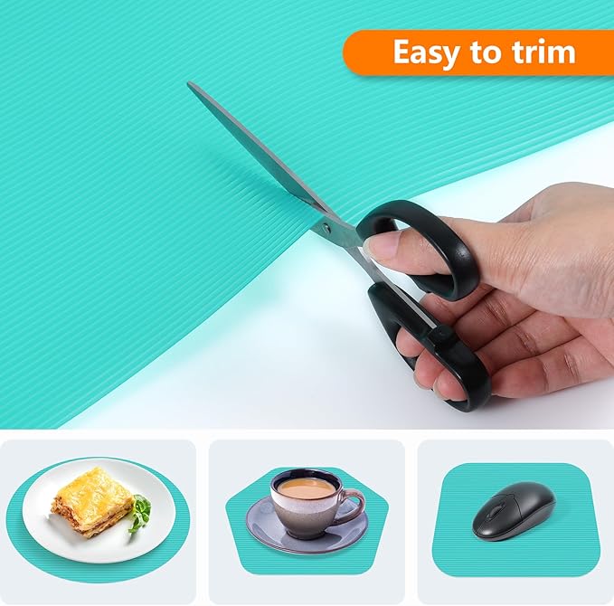 Shelf Liners for Kitchen Cabinets Drawer Liner Non Adhesive Cupboard Mat EVA - Image 4