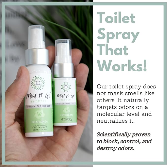 Mist N’ Go by Omaze Travel Bathroom Spray - Image 3