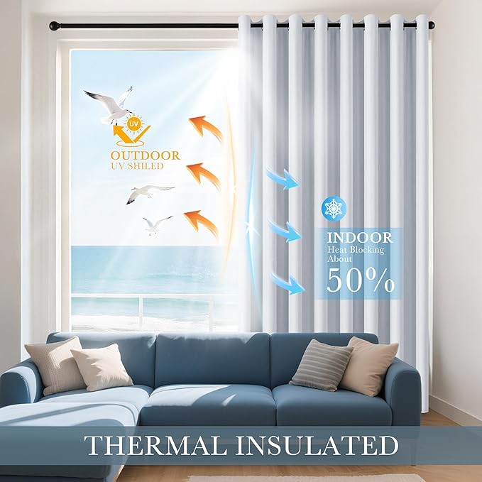 PONY DANCE Short Window Curtain Panels 40 inch Long - Image 3