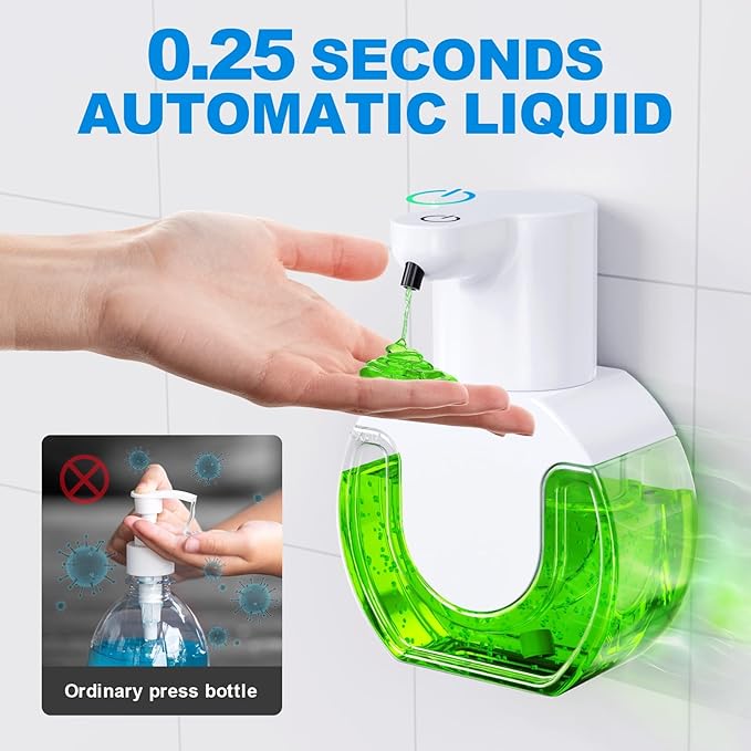 Automatic soap dispenser touchless 15oz/420ml Kitchen Dish Automatic Liquid - Image 6