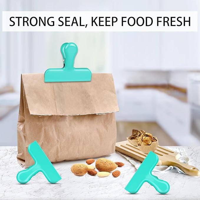 Bag Clips Heavy Duty Stainless Steel Chip Clips, Food Bags Clamp Great - Image 5