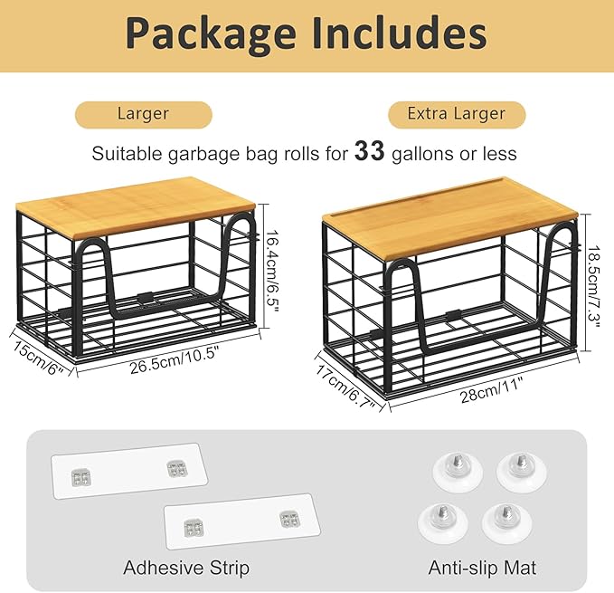 2 Pack Trash Bag Holder - Image 3