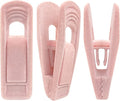 Light Pink Velvet Hanger Clips, Non-Slip Strong Hanger Clips by TOFIIGREM