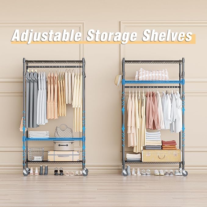Homdox Heavy Duty Clothing Rack - Image 5