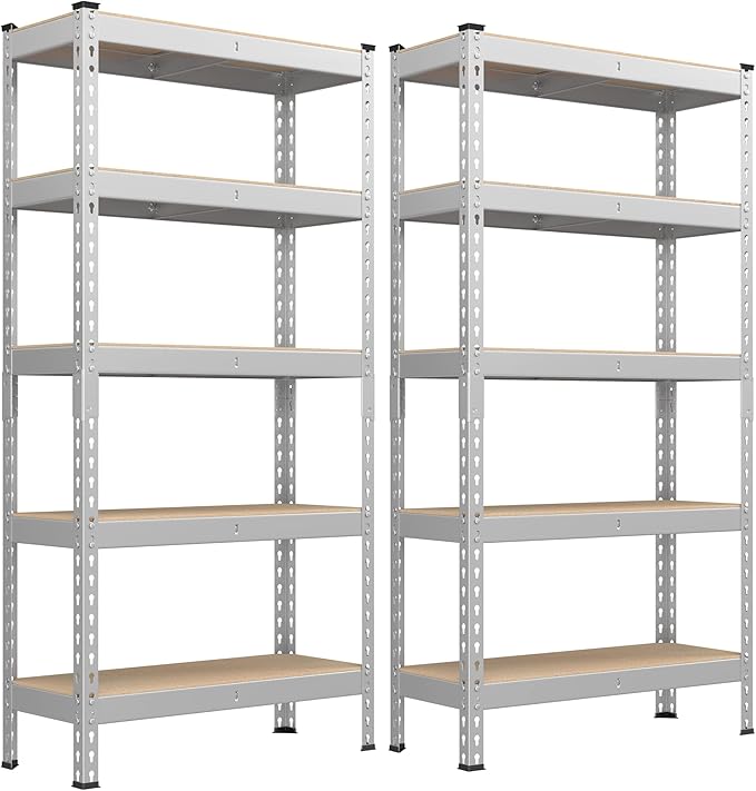 SONGMICS 5-Tier Storage Shelves, Load 2310 lb, Boltless Assembly, Adjustable by SONGMICSbySONGMICSHOME