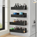 Cosy Family 4-Pack Strong Magnetic Metal Spice Rack Organizer by Cosy+Family