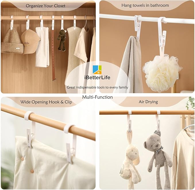 iBetterLife 4Pcs Laundry Hooks - Image 3
