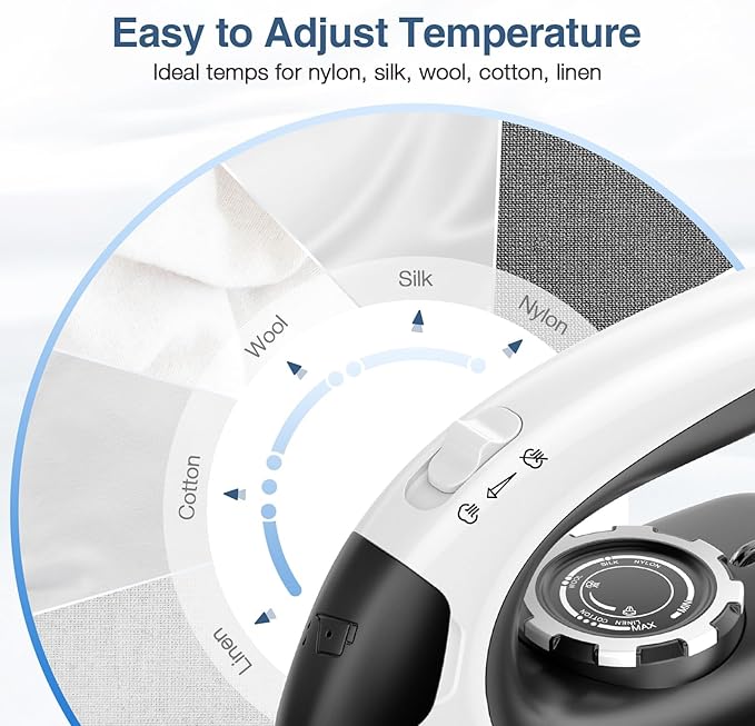 Sundu Mini Travel Iron with Steam, 1000W Portable Non-Stick Soleplate Steam - Image 6