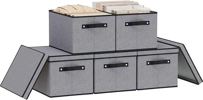 Clothing Storage Bins, Blanket Baskets by YheenLf