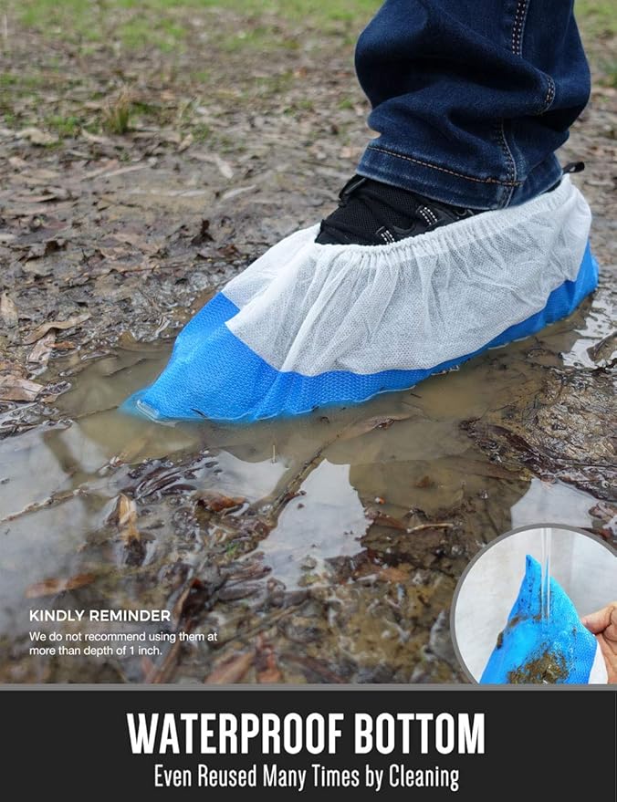 OhanaPro Premium Disposable Non Slip Boot & Shoe Covers - Image 4