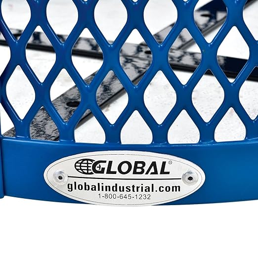 Global Industrial Outdoor Diamond Steel Trash Can - Image 7
