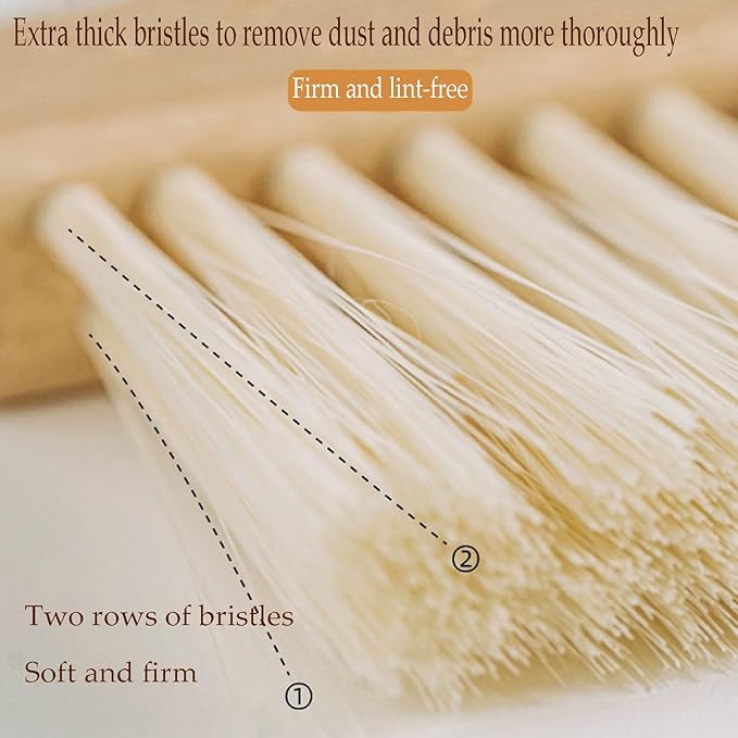 Mini Broom and Dustpan Set Small Metal Dustpan and Brush Set Hand Whisk Broom - Image 7