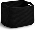 Woven Cotton Rope Storage Basket by ICERZCZ