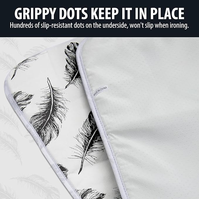 Seiritex Ironing Mat, Portable Ironing Pad 39.4 x 18.9 inch Table Top Iron - Image 6