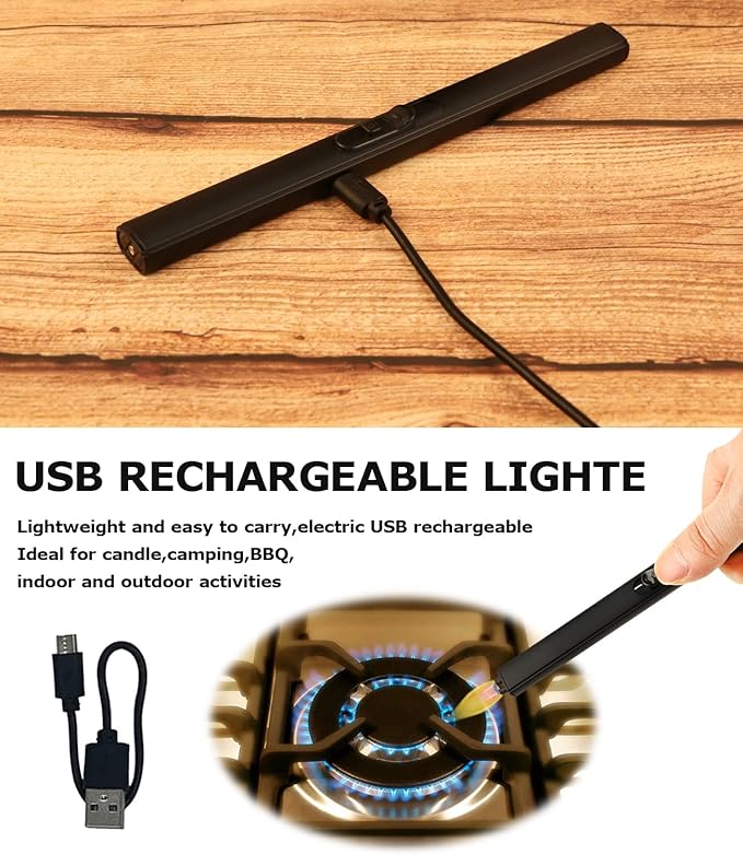 4 IN 1 Candle Wick Trimmer, Electric Candle Lighter Rechargeable, Candle Snuffer - Image 7