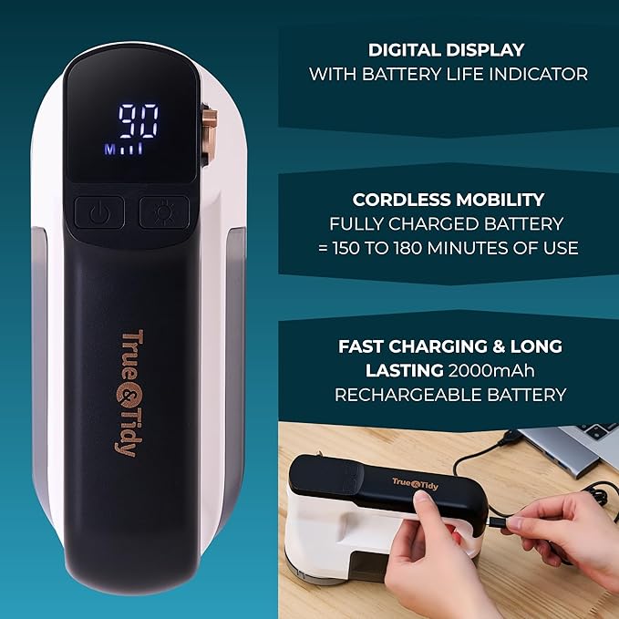 True & Tidy XL Rechargeable Fabric Shaver - Image 6
