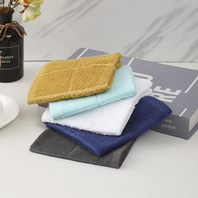 Glynniss Dishcloths Kitchen Highly Absorbent Dish Rags 100% Cotton Dish Cloths - Image 3