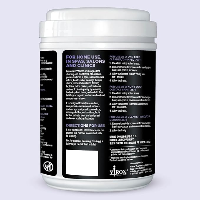 Prevention All Purpose Disinfectant Wipes – Cleaning Wipes Canister, Bulk - Image 9