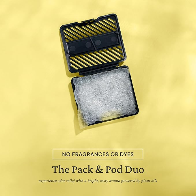 Fresh Wave Lemon Odor Eliminating & Deodorizing Packs | Bag of 6 & Fresh Pod - Image 7