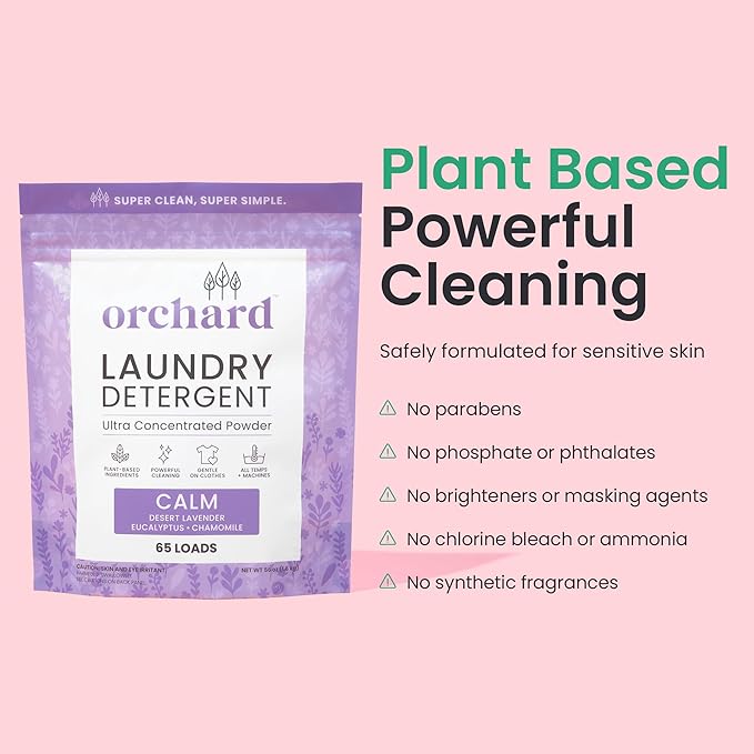 Orchard Laundry Detergent Powder Natural Deep Cleaning Laundry Powder - Image 3
