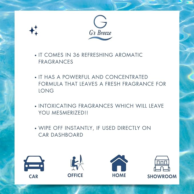 G's Breeze Blue Lagoon Diffuser Oil Refill - Image 5