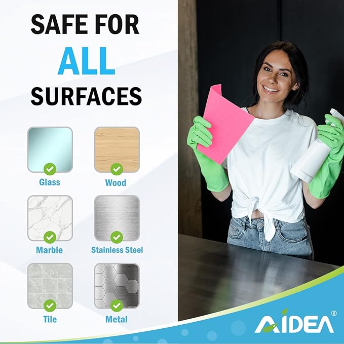 AIDEA Swedish Dishcloths for Kitchen-10PK, Absorbent Sponge Dish Cloth - Image 4