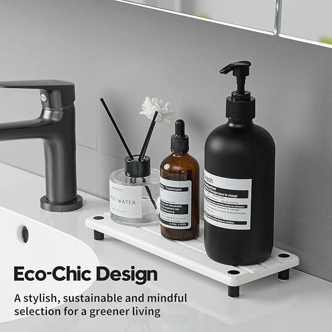 Instant Dry Sink Caddy Kitchen Sink Organizer, Quick Drying Diatomaceous Earth - Image 4