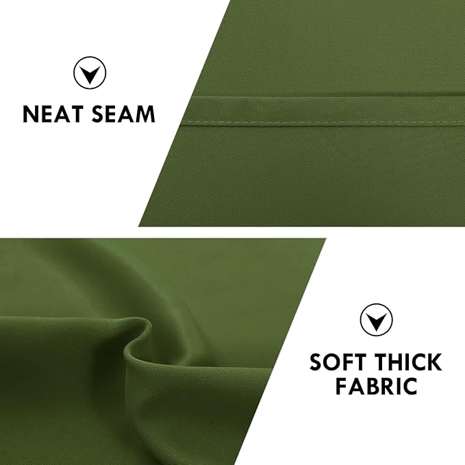 DWCN Blackout Curtains for Living Room Thermal Insulated, Energy Saving & Noise - Image 6