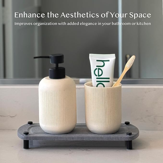 2PCS Water Absorbing Stone Soap Tray - Image 4
