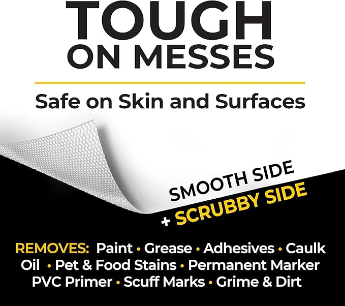 Grime Boss Heavy Duty Surface and Hand Wipes | Wet Wipes Remove Paint, Dirt | - Image 4