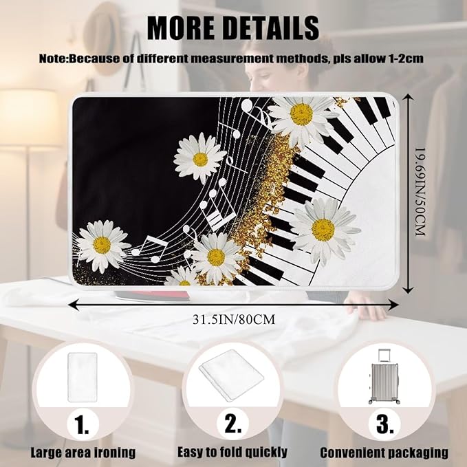 Music Ironing Pad Ironing Blanket Thick Travel Iron Pad Heat Resistant Ironing - Image 7