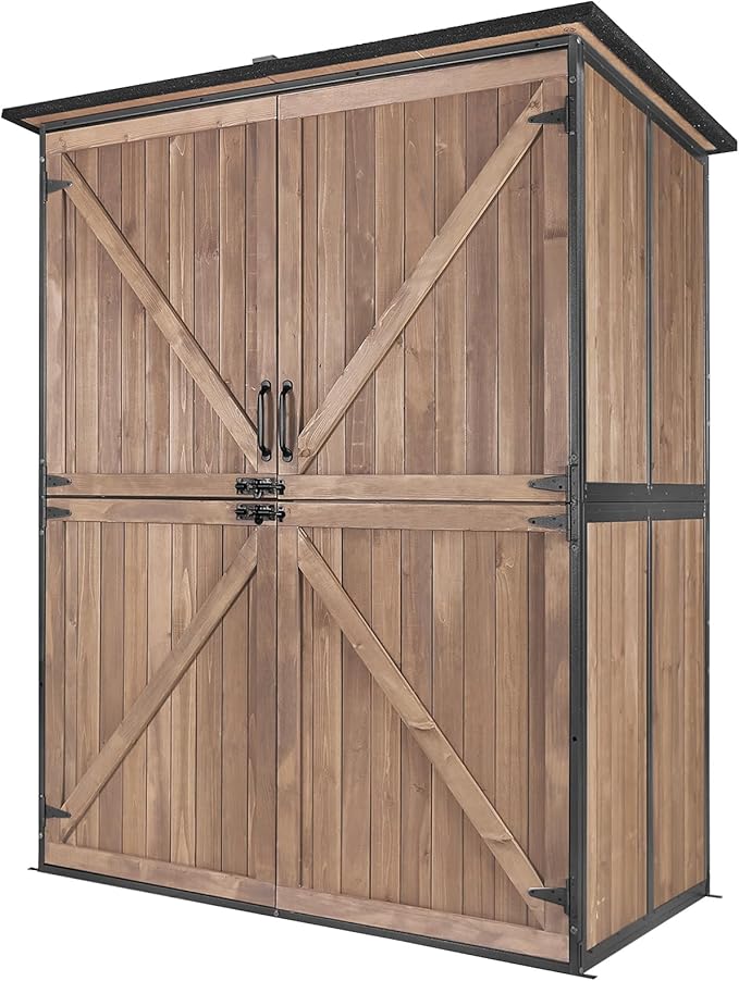 Aivituvin Outdoor Storage Shed Upgraded by Aivituvin