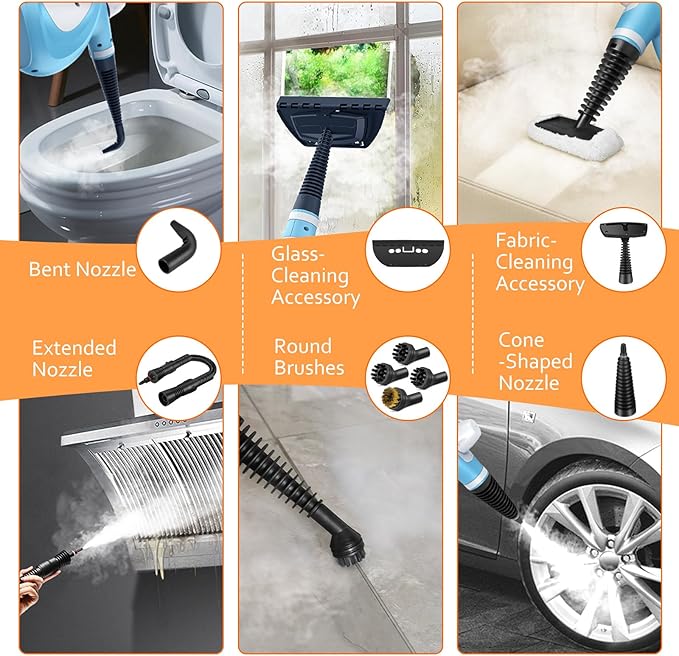 Pressurized Handheld Multi-Surface Natural Steam Cleaner - Image 5