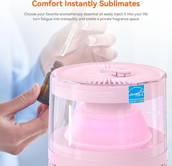 AIRROMI Air Purifiers for Bedroom Home, Activated Carbon Filter Cleaner - Image 6