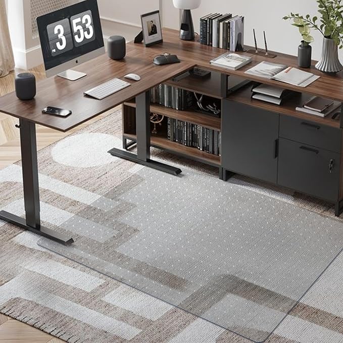 Azadx Chair Mat for Carpet 60"x 48" Large Chair Mat for Carpeted Floors - Image 7