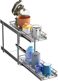 HOLDN’ STORAGE Two Tier Pull Out Cabinet Organizer, Individual Sliding Drawers by HOLDN%E2%80%99STORAGE